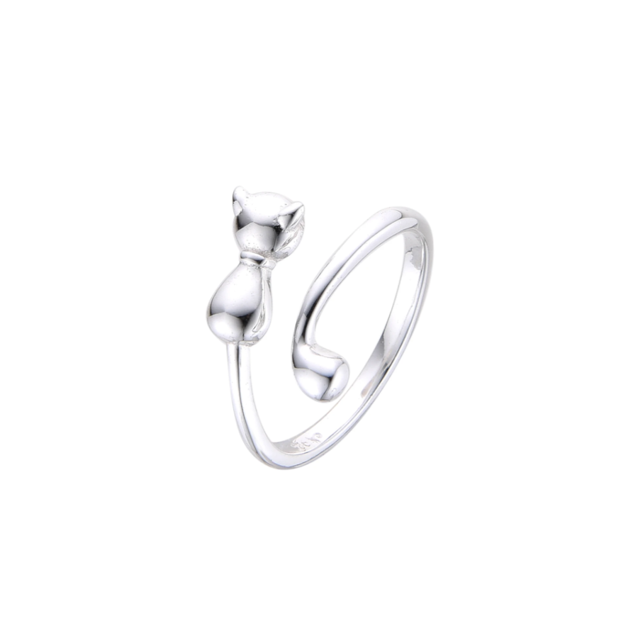 Anillos Importado Gatito Ajustable Liso