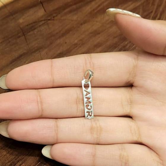 Dijes Calado Amor x 20mm