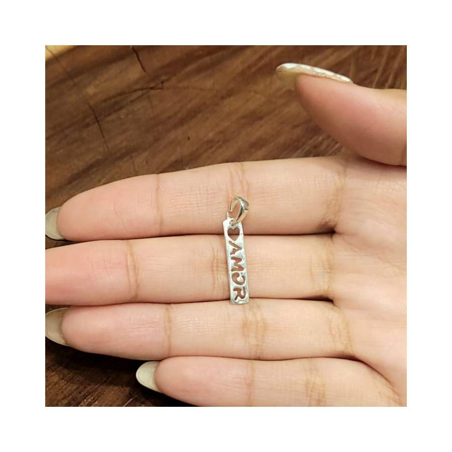 Dijes Calado Amor x 20mm