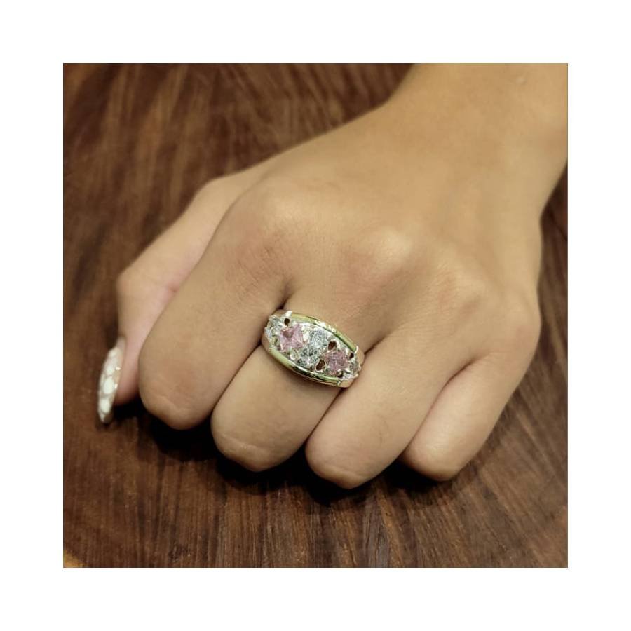 Anillos con Piedras de Plata y Oro