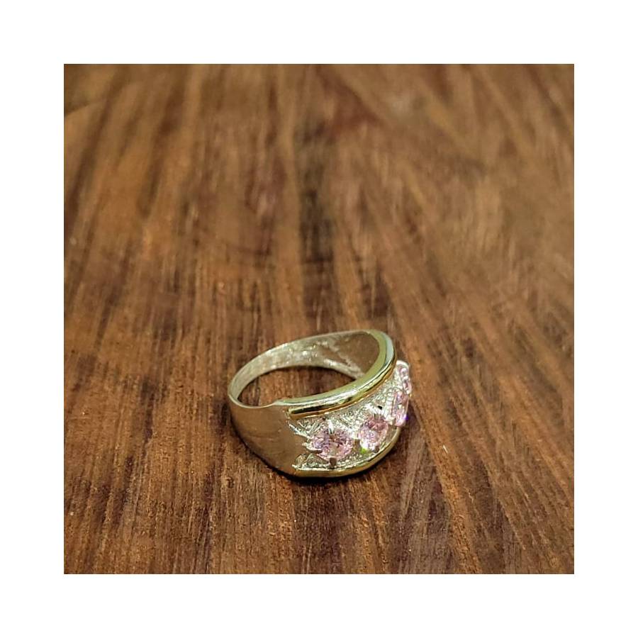 Anillos 4 Pedras de Plata y Oro