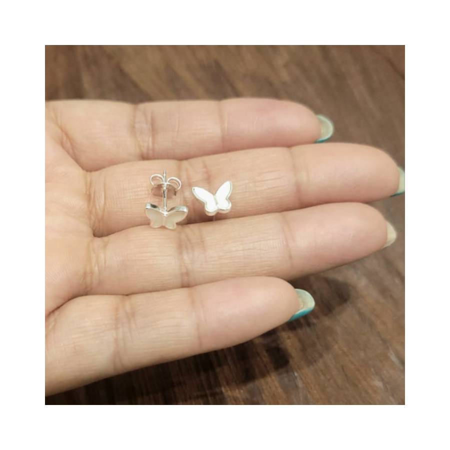 Aros Importado Mariposa de Nácar