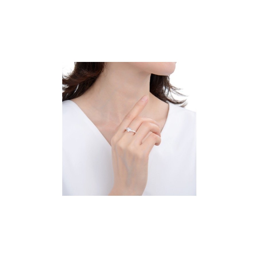 Anillos Importado Solitario Corazón