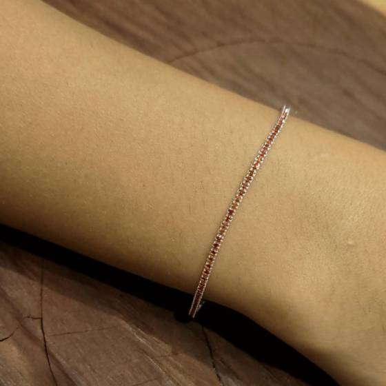 Pulseras Importado Tennis Rojo