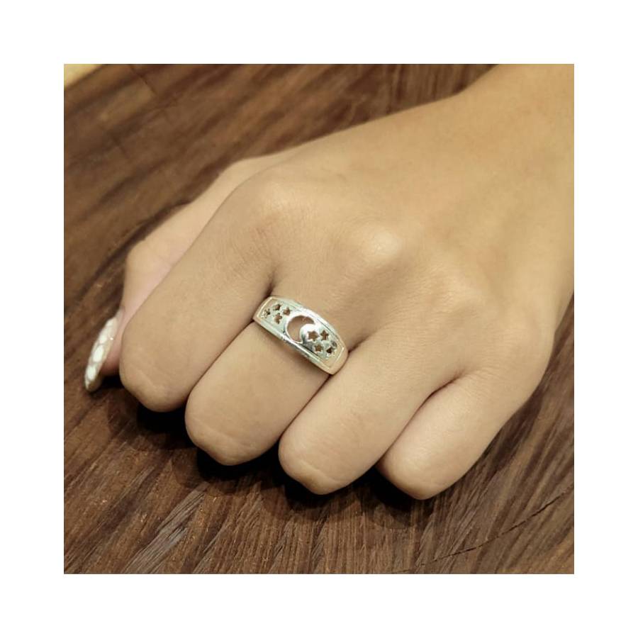 Anillos Luna y Estrellas Chico