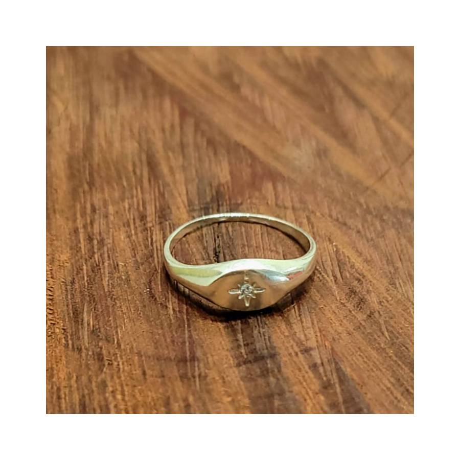 Anillos Mini Sello Estrella Polar
