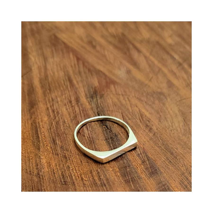 Anillos Liso de Plata Sola