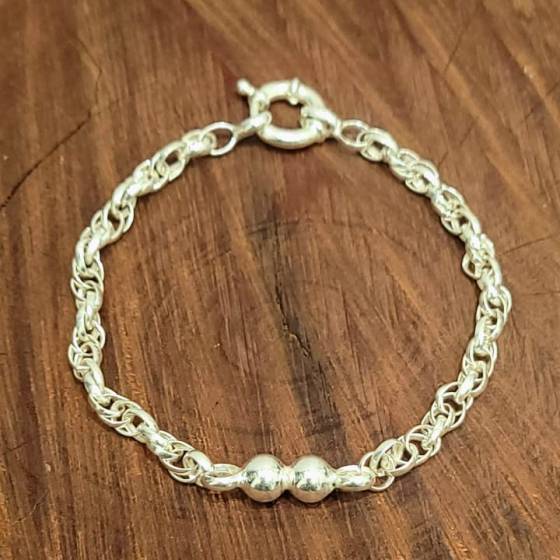 Pulseras Tourbillon con Bolitas 5mm 44