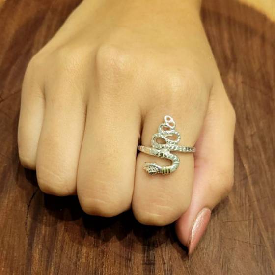 Anillos Víbora de Plata y Oro