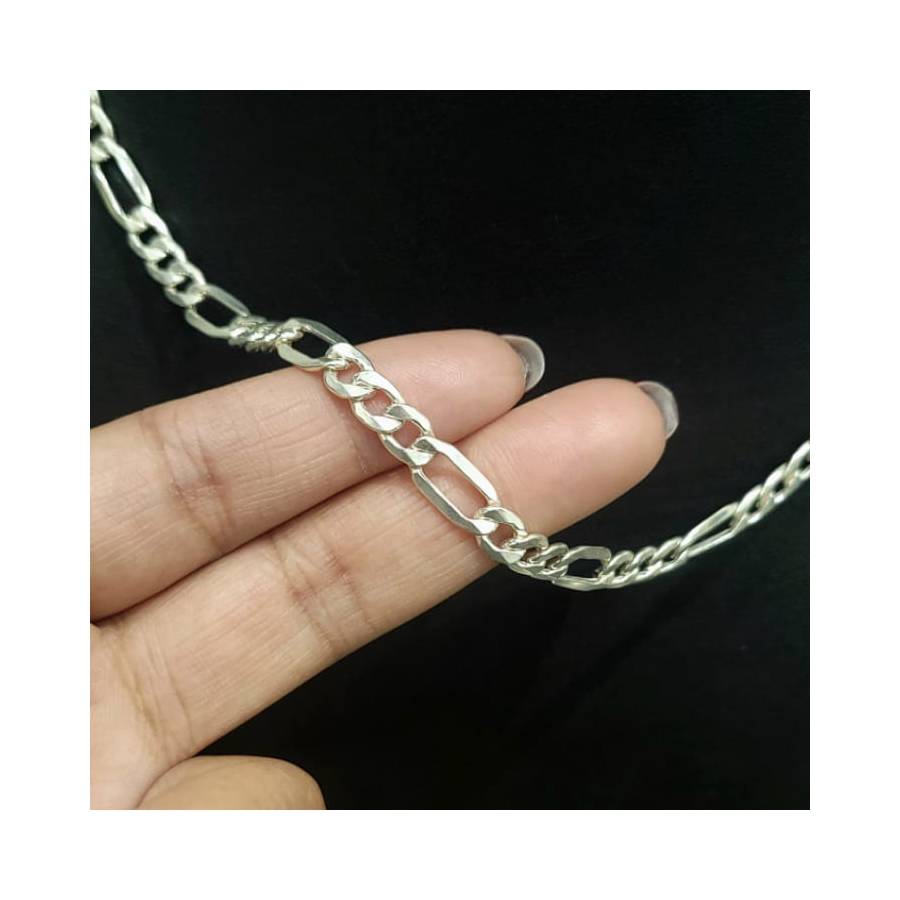 Cadenas Importado Fígaro 3x1 5mm Hueco