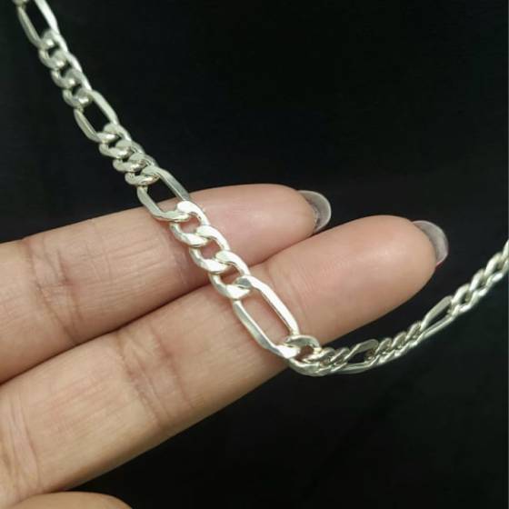 Cadenas Importado Fígaro 3x1 6,2mm Hueco