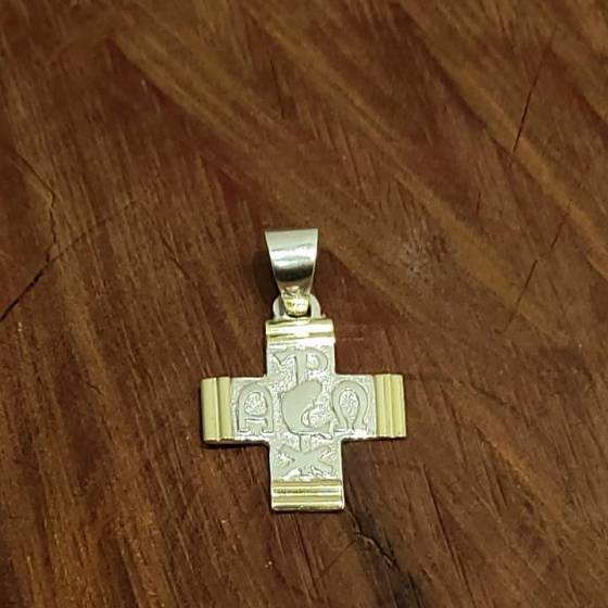 Dije Cruz Papal 25mm (única pieza)