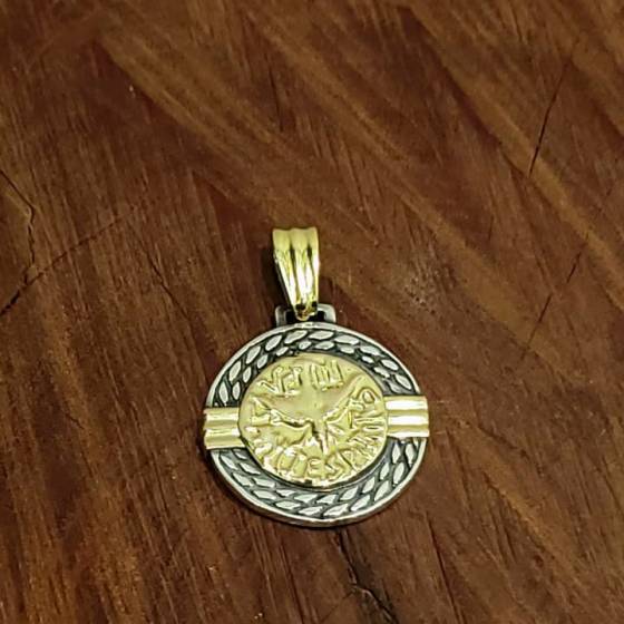 Dije Medalla Espiritu Santo 22mm (única pieza)