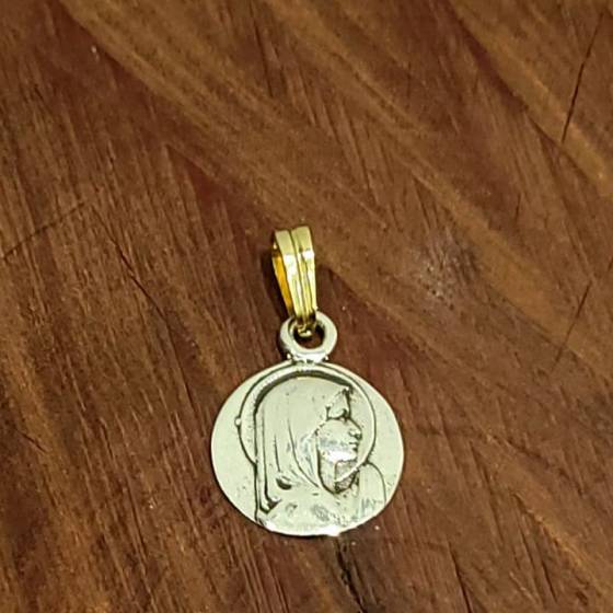 Dije Medalla Virgen Niña 15mm