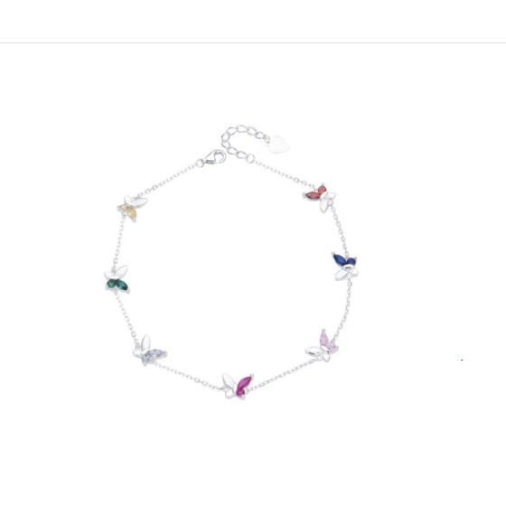 Pulseras Importado Maripositas Multicolor