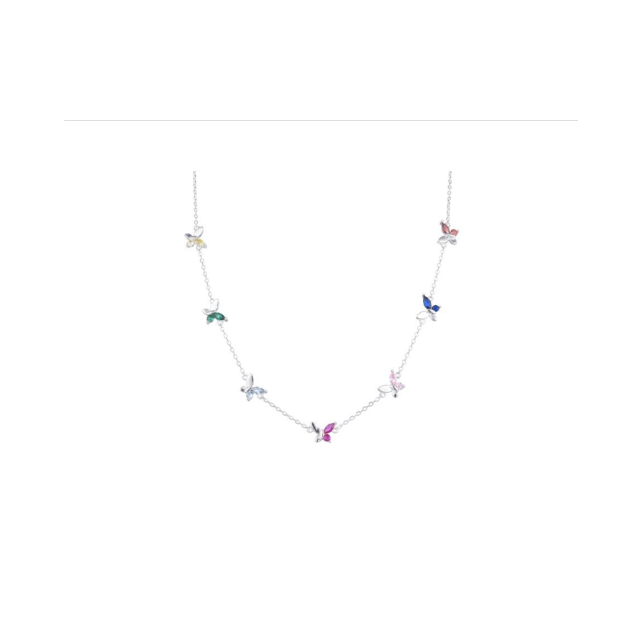 Cadenas Importado Maripositas Multicolor