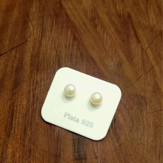 Aros Pasante Perlas de Cultivo 4mm