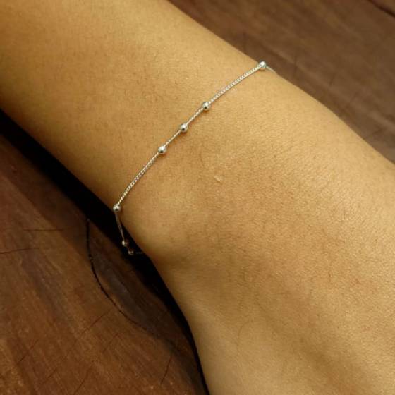 Pulseras Importado Grumet 3x1 Bolitas 1,8mm