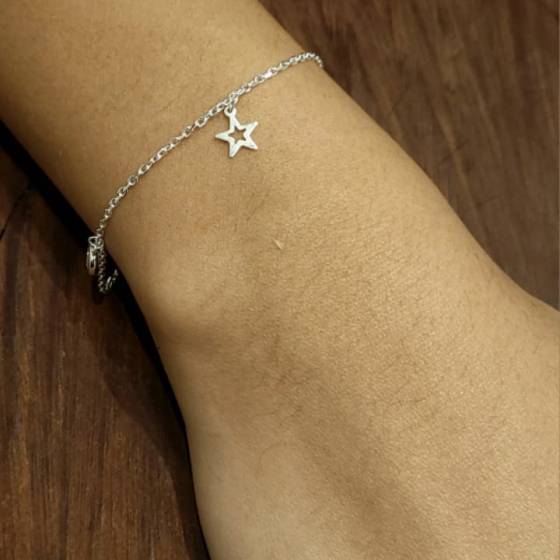 Pulseras Importado Estrella y Punto de Luz