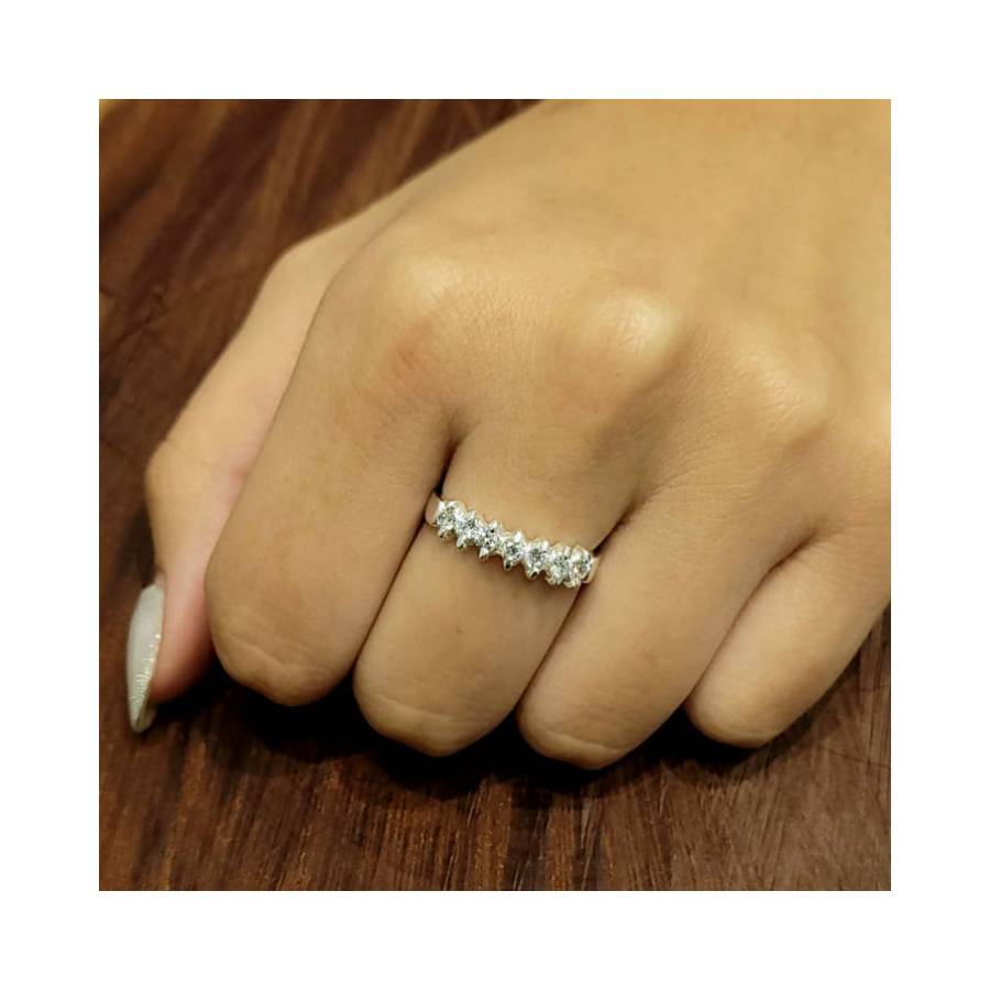 Anillos de Piedras Zig Zag