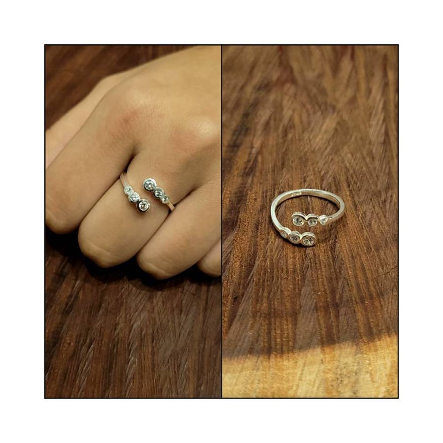 Anillos c/Piedra en Degradé Regulable