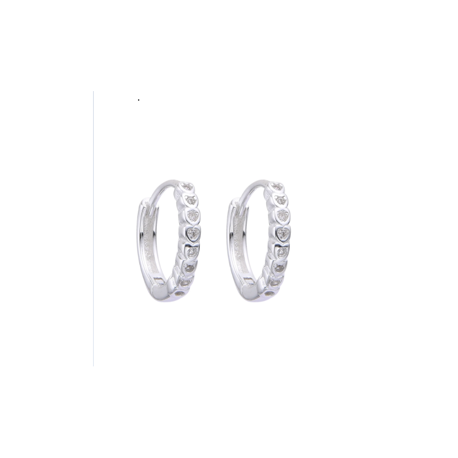 Aros Importado Huggies Corazones 14mm