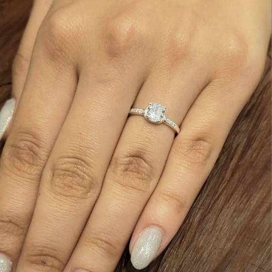 Anillos Importado Solitario Makint