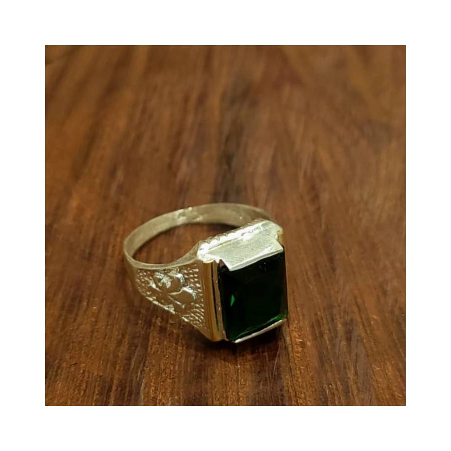 Anillos Sello Flor de Liz con Piedra