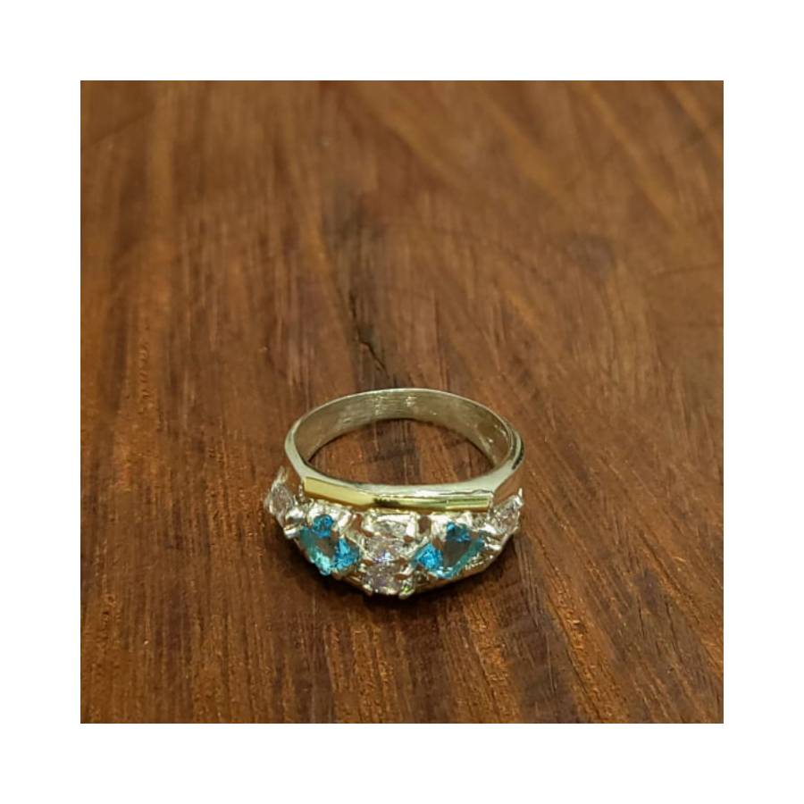 Anillos con Piedras de Plata y Oro