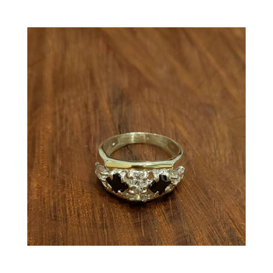 Anillos con Piedras de Plata y Oro