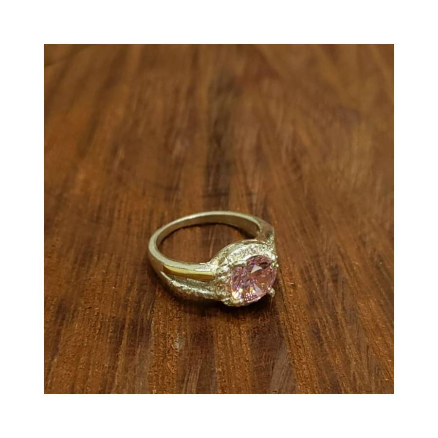 Anillos Cubic 7x8mm Plata y Oro
