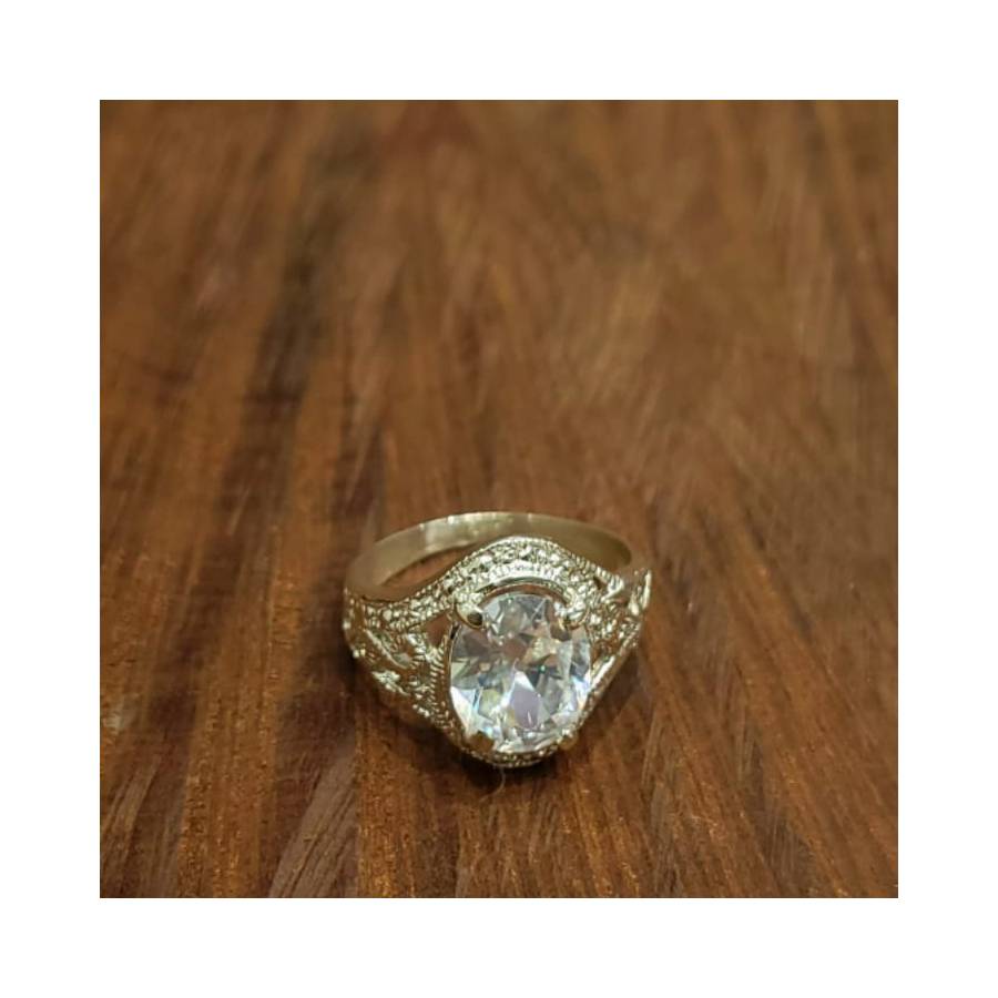 Anillos Cubic Oval Calado