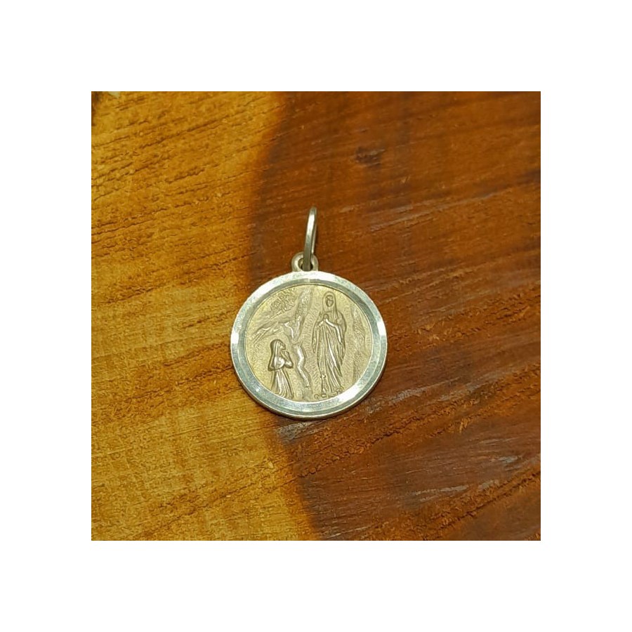 Dije Medalla Virgen de Lourdes 20mm