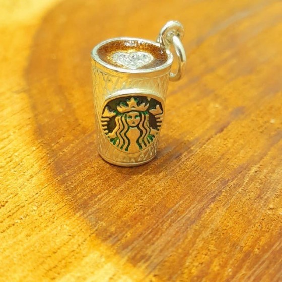 Dije Vaso de Starbuck 17x11mm