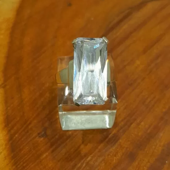 Anillos Piedra Rectangular 20x10mm