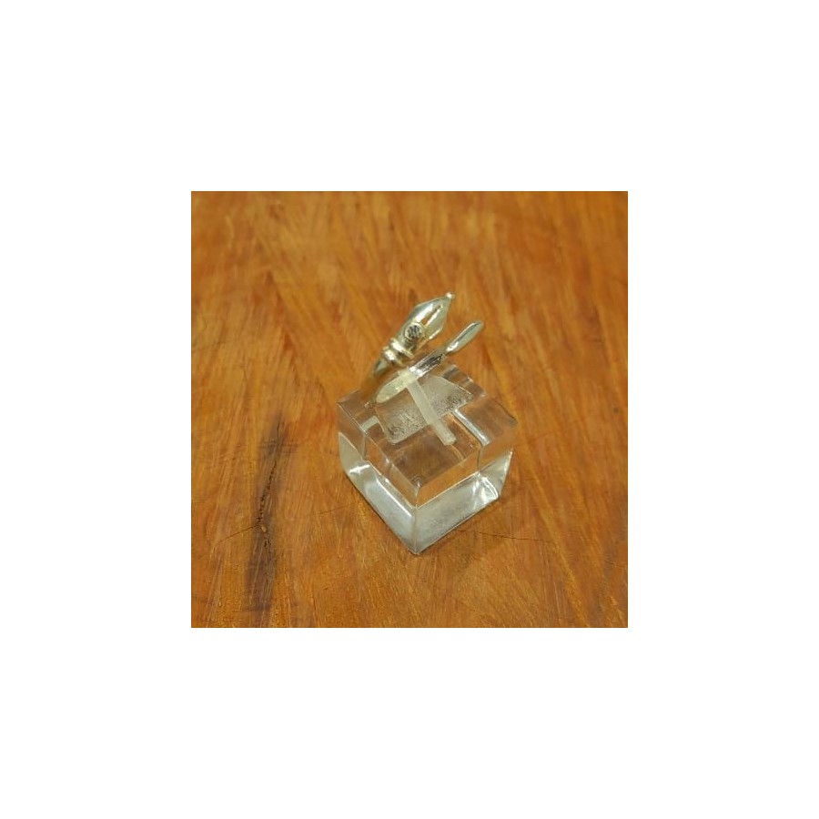 Anillo Regulable Pluma con Cubic