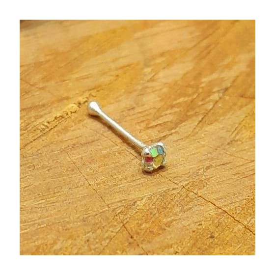 Aros Importado Piercing Piedra 2mm