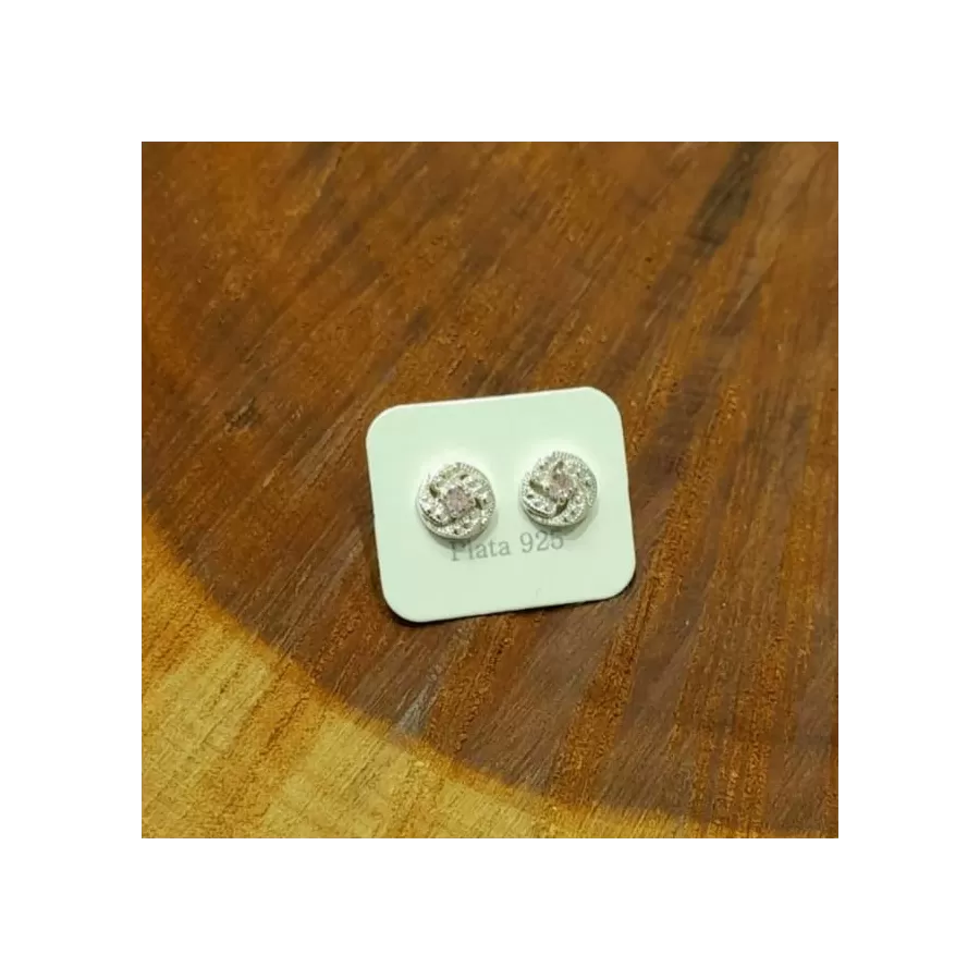 Aros Pasante Redondo con Cubic 7,5mm
