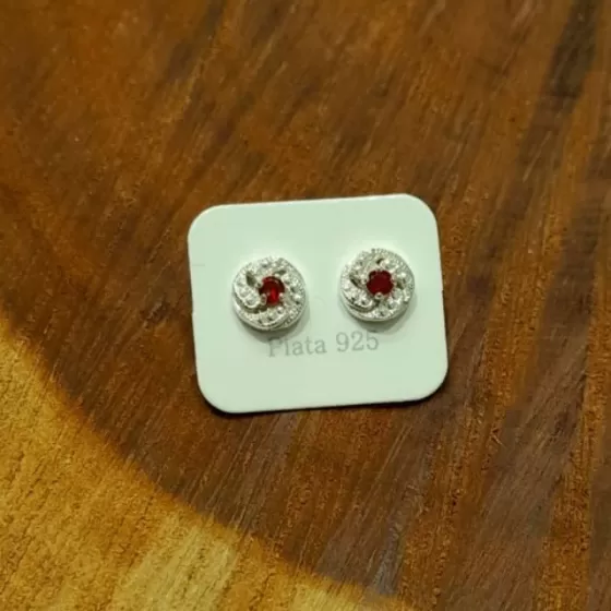 Aros Pasante Redondo con Cubic 7,5mm