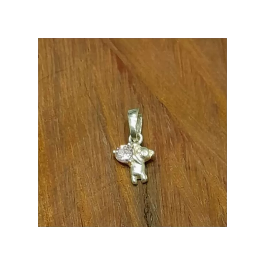 Dijes Osito con Cubic 12mm