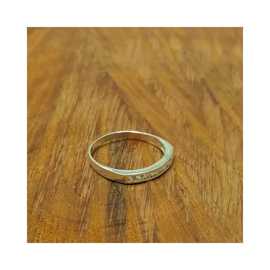 Anillos Medio Sin Fín Plata Sola