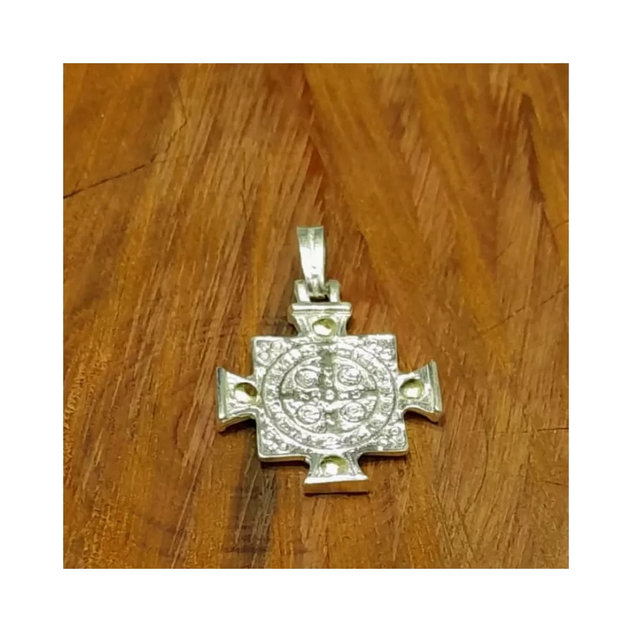 Dije Cruz de San Benito 37mm PyO