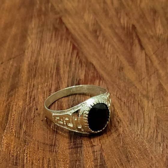 Anillos Labrado con Piedra Oval