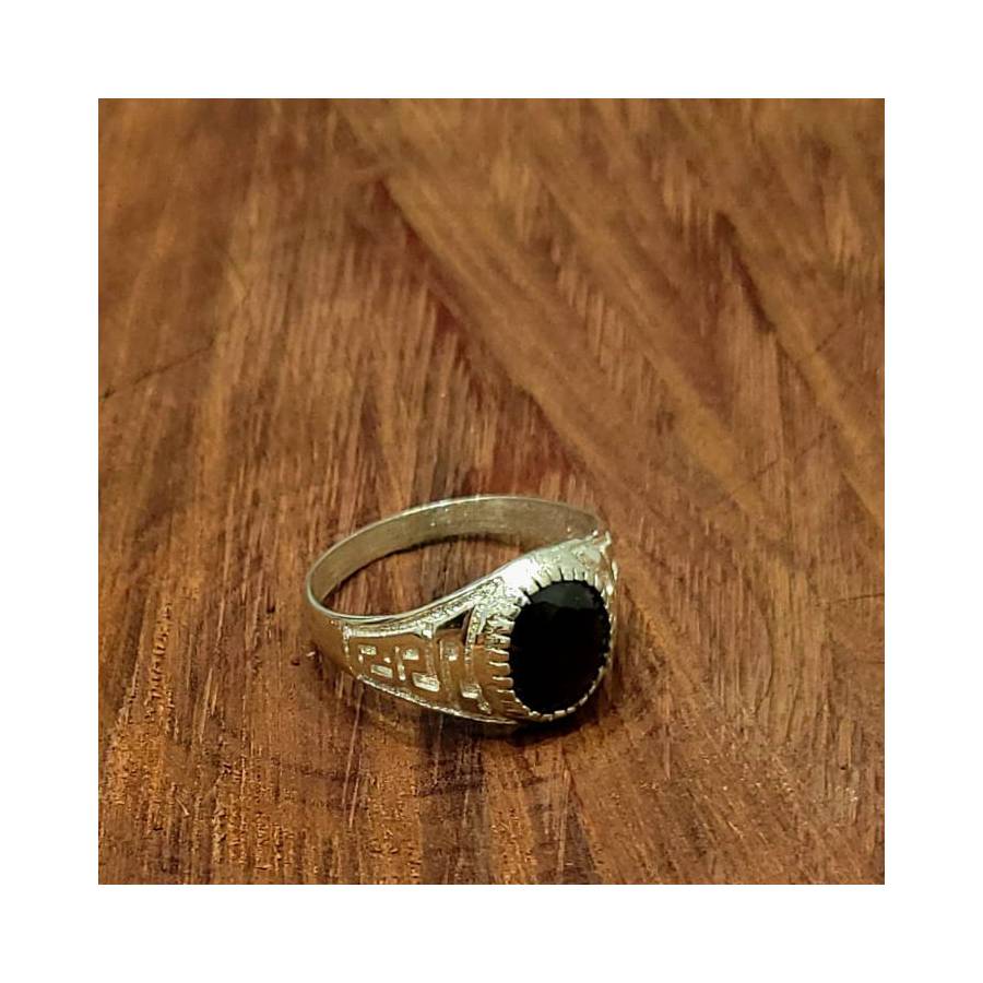 Anillos Labrado con Piedra Oval