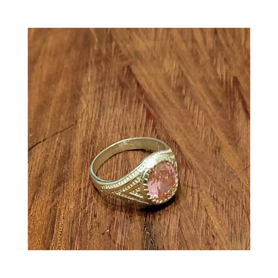 Anillos Labrado con Piedra Oval