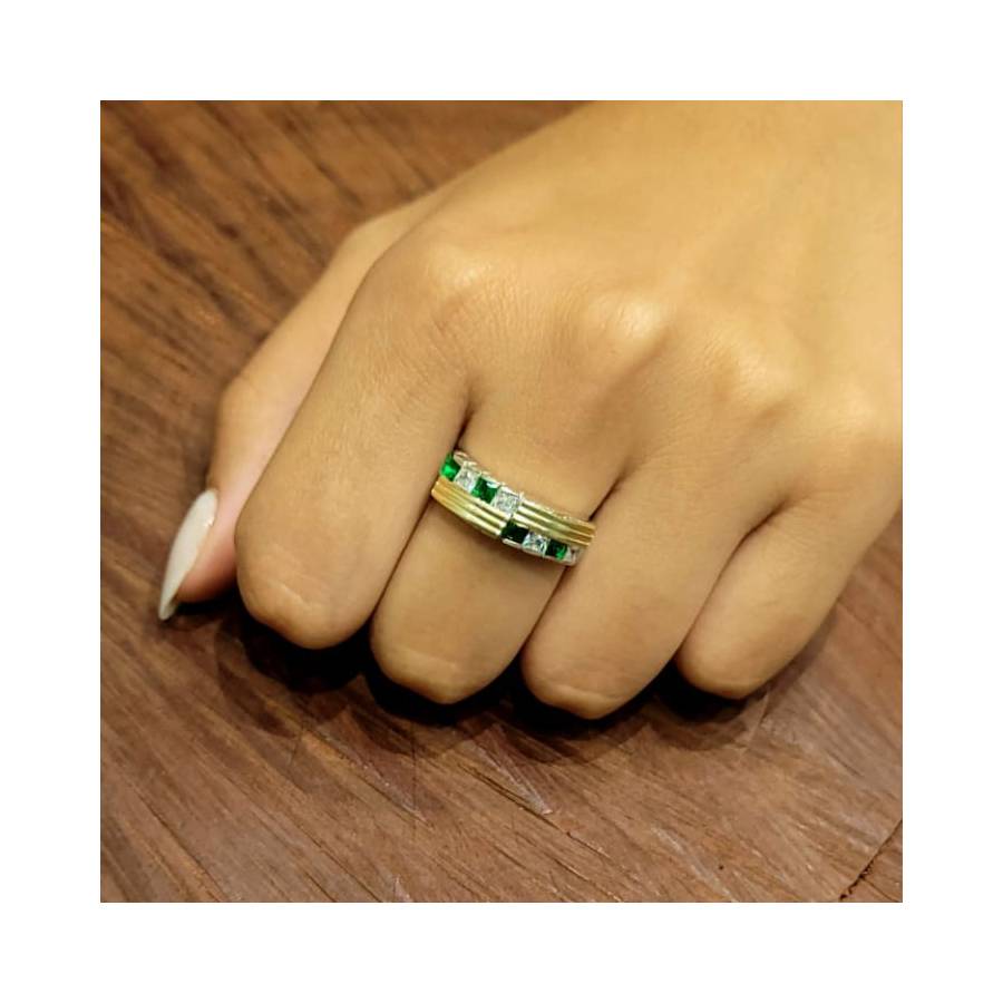Anillos Doble Medio Sin Fin Combinado
