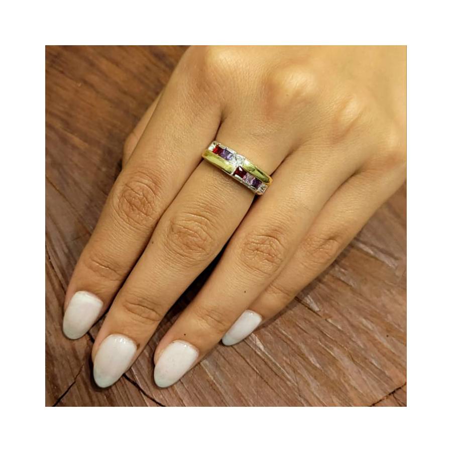 Anillos Doble Medio Sin Fin Combinado