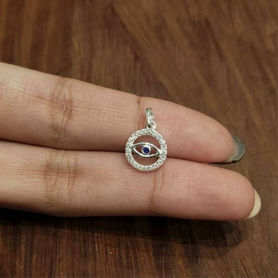 Dijes Importado Redondo Ojito c/Strass
