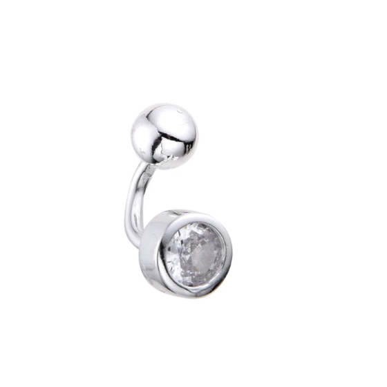Aros Importado Piercing Ombligo c/Piedra